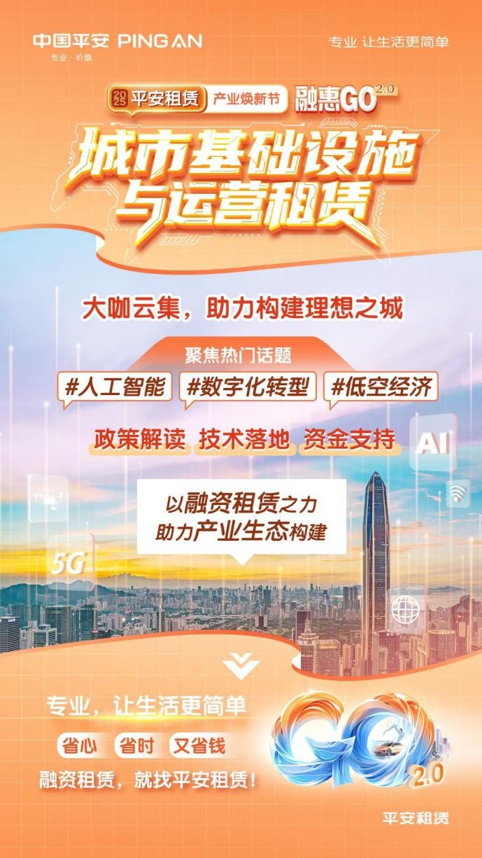 【2025融惠go】  聚焦前沿，平台升级平安租赁助推智慧城市转型发展