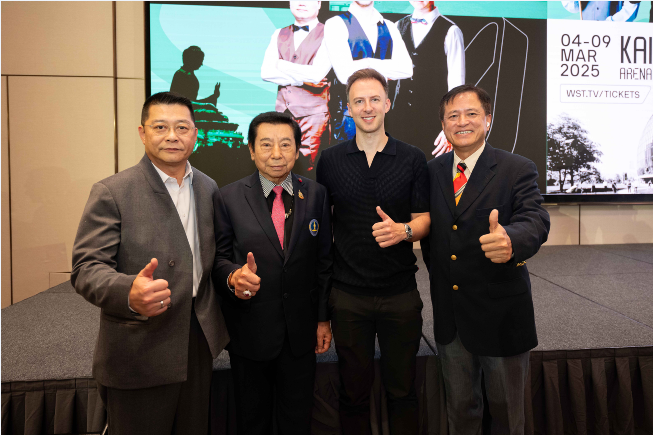 金利来连续三年成为斯诺克世界大奖赛的官方唯一指定服装品牌