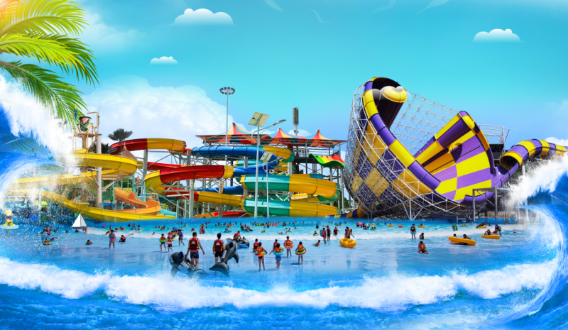 解锁夏日遛娃新姿势！木兰山水世界亲子水上乐园闭眼可冲！