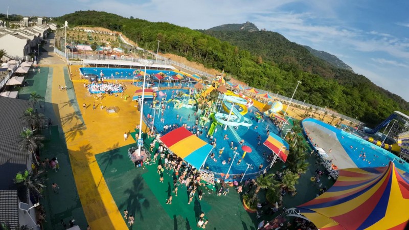解锁夏日遛娃新姿势！木兰山水世界亲子水上乐园闭眼可冲！