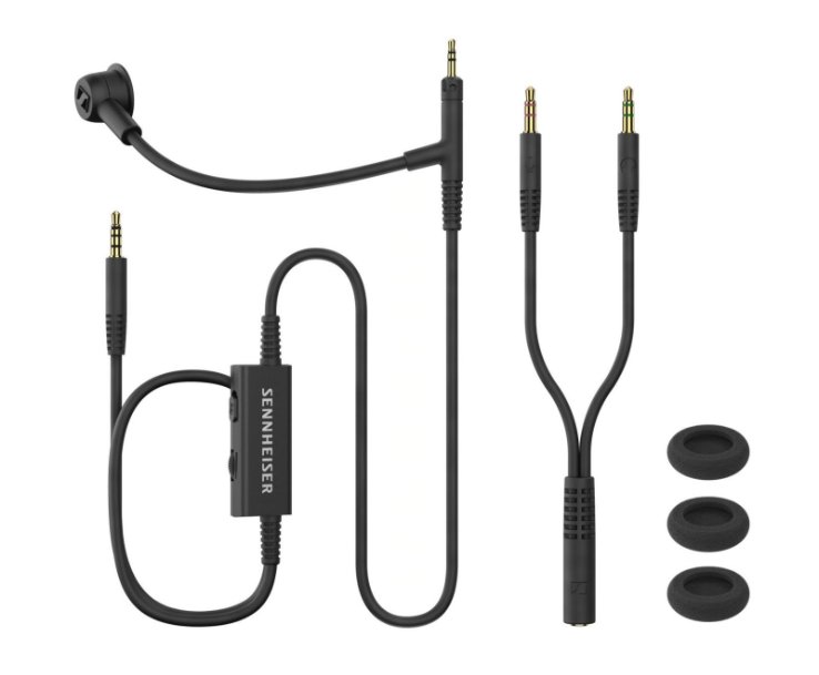 a close-up of a pair of black earbuds
ai-generated content may be incorrect.